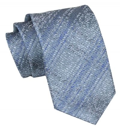 Klasyczny Męski Krawat - ALTIES - Jasnoniebieski