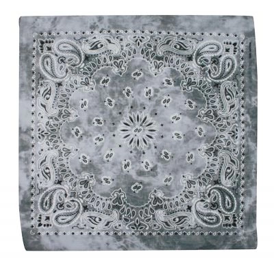 Bandamka Szara, Melanżowa, Paisley, Łezki, Bandana, 100% Bawełna, Chusta Ochronna na Twarz -ALTIES