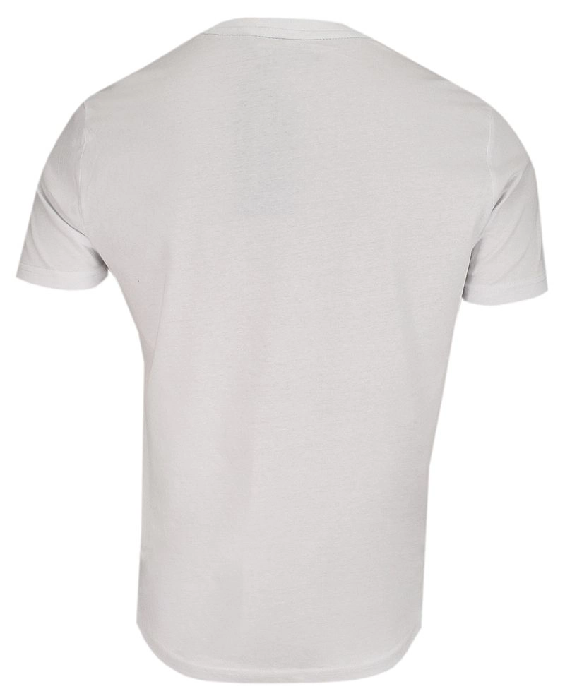 Biały T-Shirt (Koszulka) z Nadrukiem -BRAVE SOUL- Męski, Brodacz, Okrągły Dekolt, Barber, Twarze