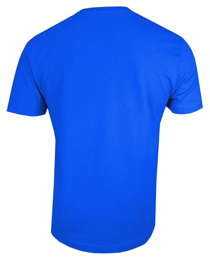 Chabrowy Bawełniany T-Shirt Męski Bez Nadruku -STEDMAN- Koszulka, Krótki Rękaw, Basic, U-neck