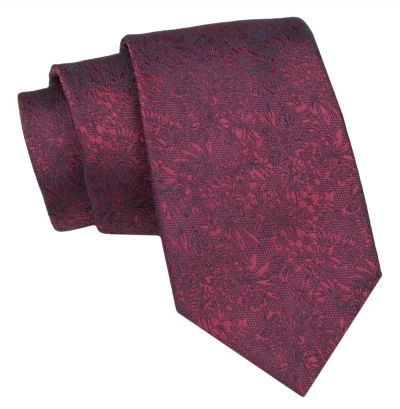 Klasyczny Męski Krawat - ALTIES - Czerwień