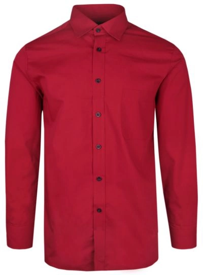 Koszula Wizytowa Wólczanka - Regular - Czerwona