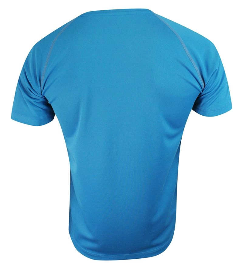 Koszulka T-shirt, Niebieska, Sportowa, ACTIVE-DRY Poliester, Raglanowe Rękawy