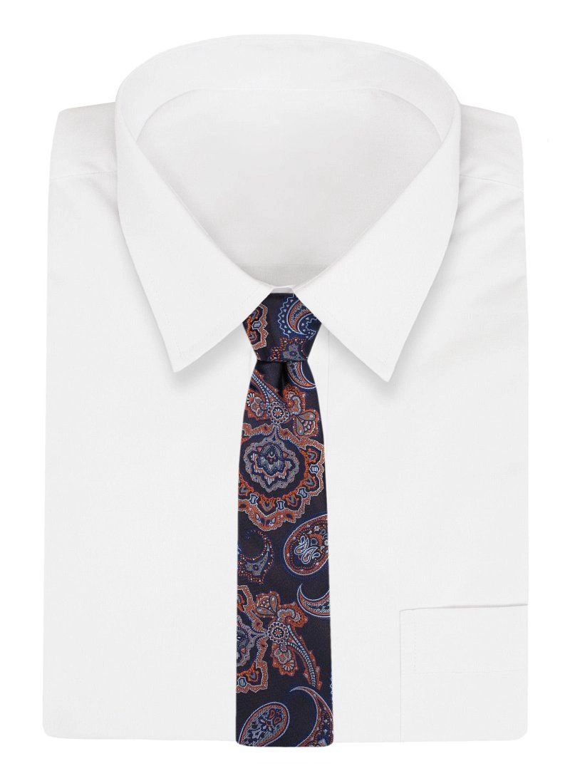 Krawat w Duży Wzór Paisley - Chattier