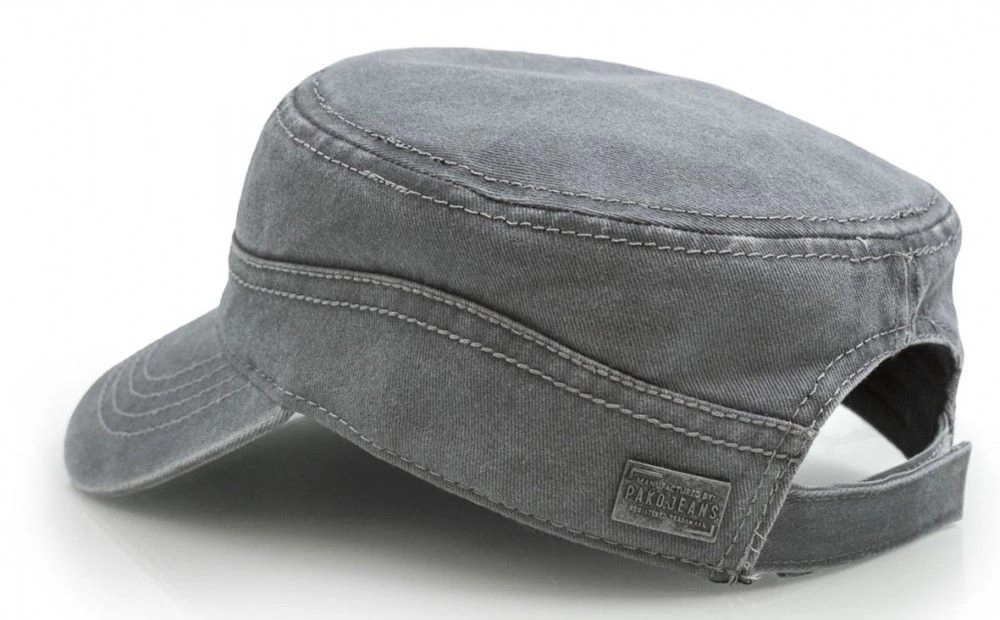 Letnia, Męska Patrolówka o Małym Obwodzie - Vintage - Pako Jeans - Popielata