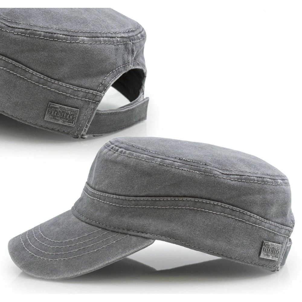 Letnia, Męska Patrolówka o Małym Obwodzie - Vintage - Pako Jeans - Popielata