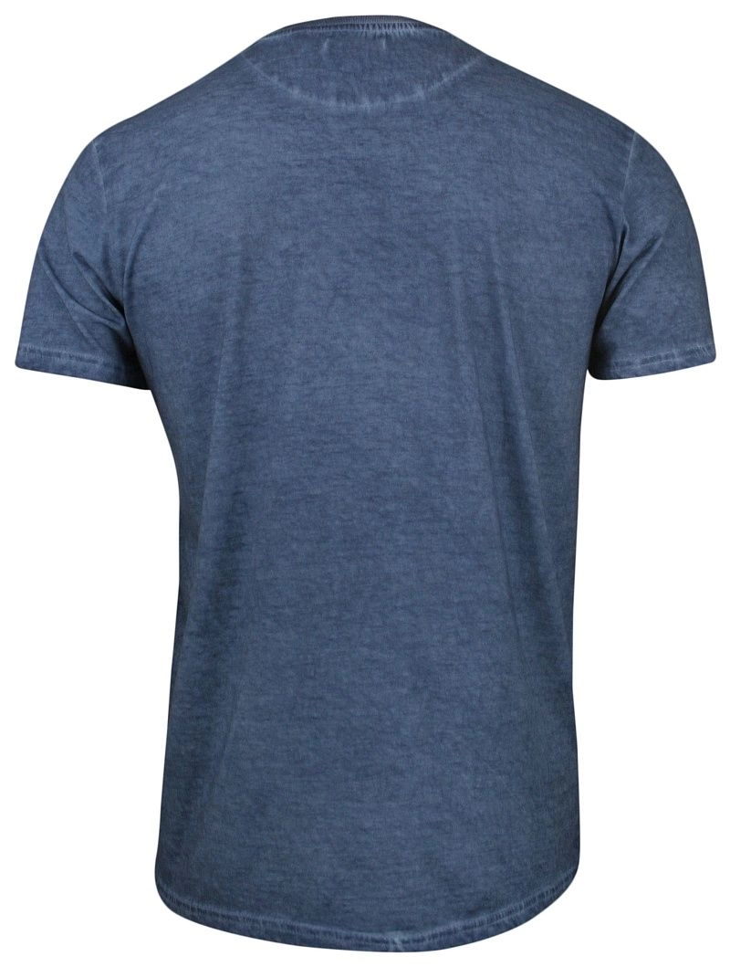 Męska Koszulka (T-shirt) - Brave Soul - Niebieska, Motyw Rokowy