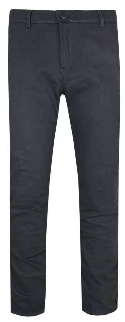 Męskie Spodnie Chinos marki Rigon – Bawełna z Elastanem – Slim Fit - Grafitowe