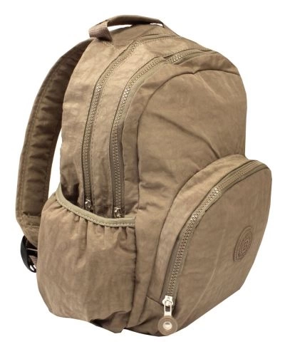 Plecak, Brązowy Materiałowy, Solidny, Mieści A4 -BAG STREET