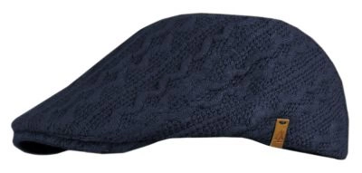 Przejściowy, Lekko Ocieplony Kaszkiet - Alties - Dziergany Materiał (KNIT) - Granat