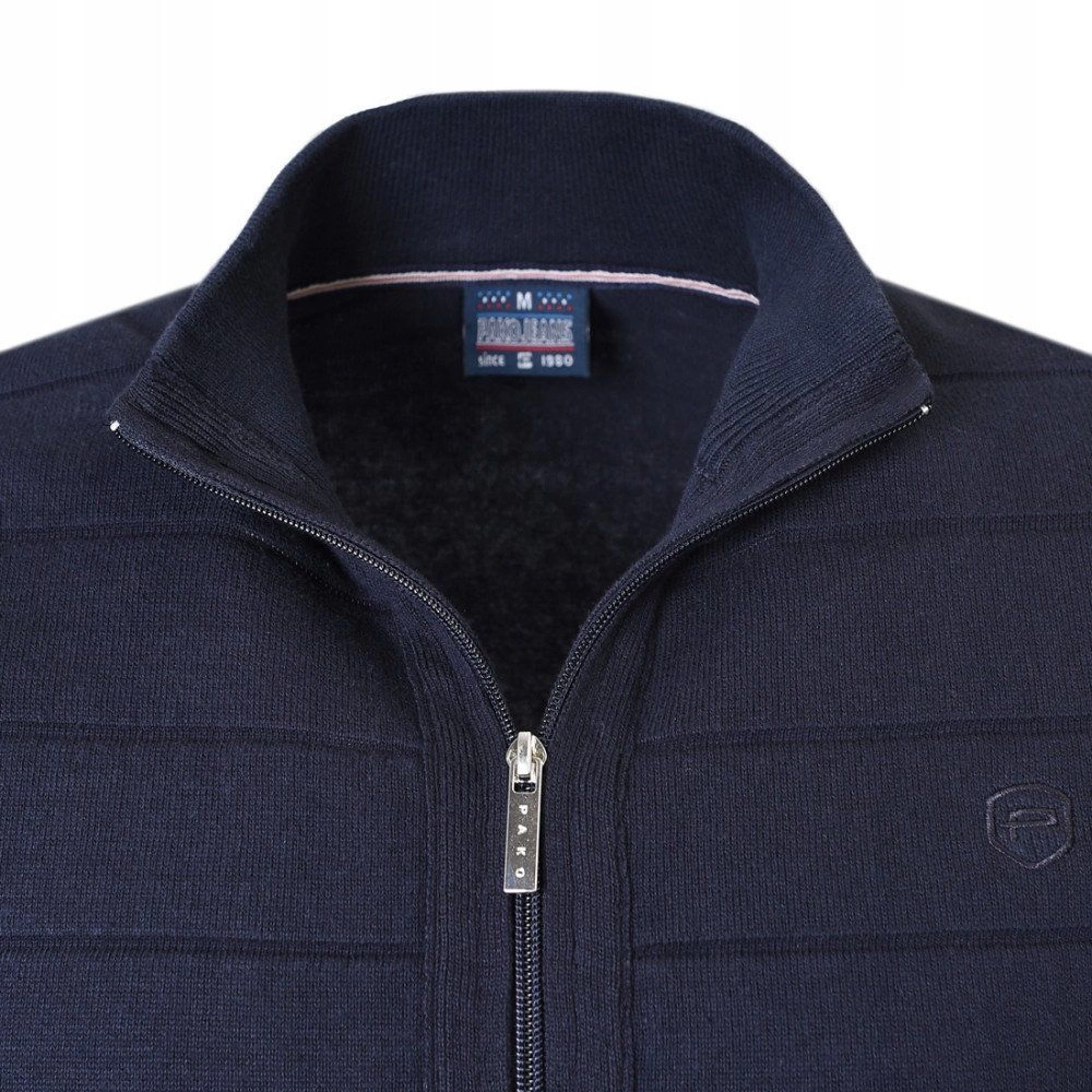 Rozpinany Sweter Męski (Kardigan)  - Pako Jeans - Granatowy