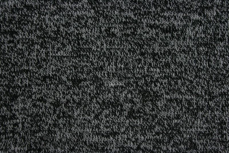 Szeroki Męski Komin, Składany na Dwa, Czarno-Biały, Melanż – Pako Jeans