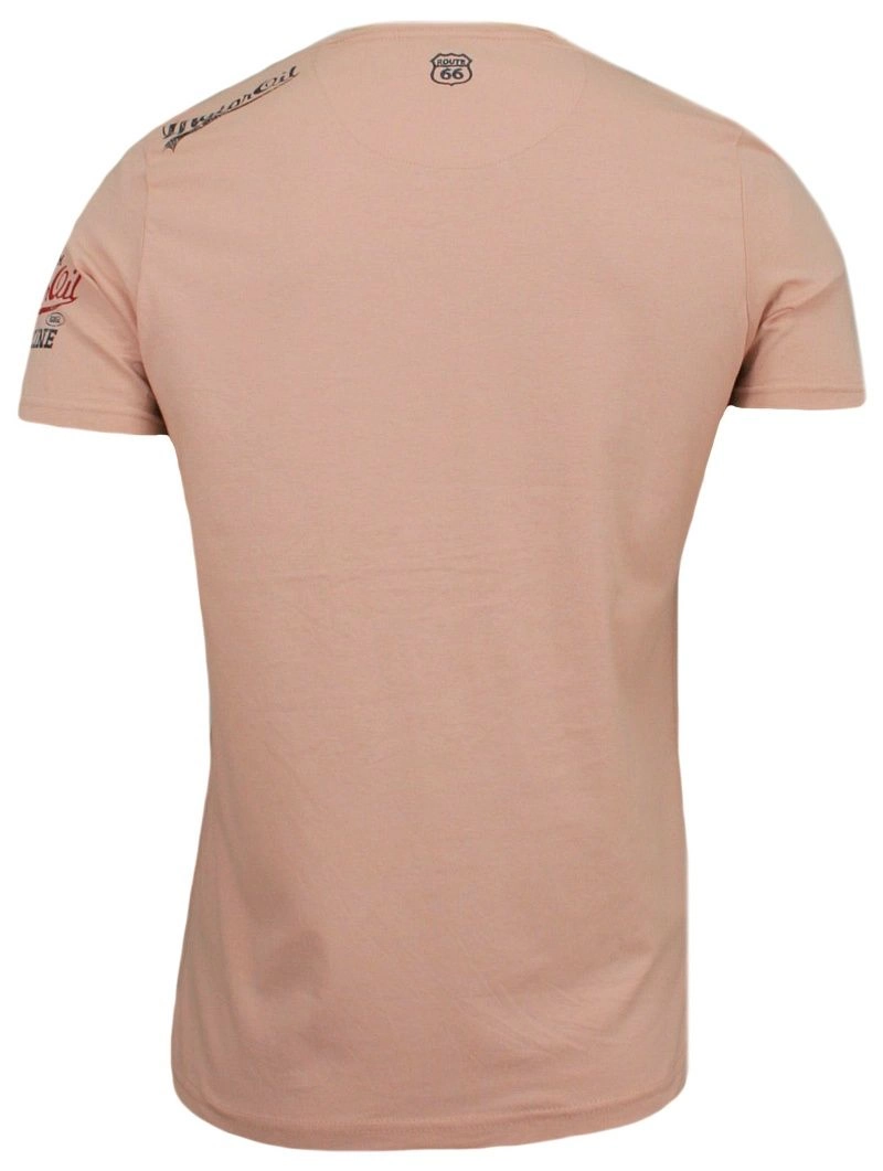 T-Shirt męski (koszulka) - Brave Soul - Różowa, Stara Stacja Benzynowa