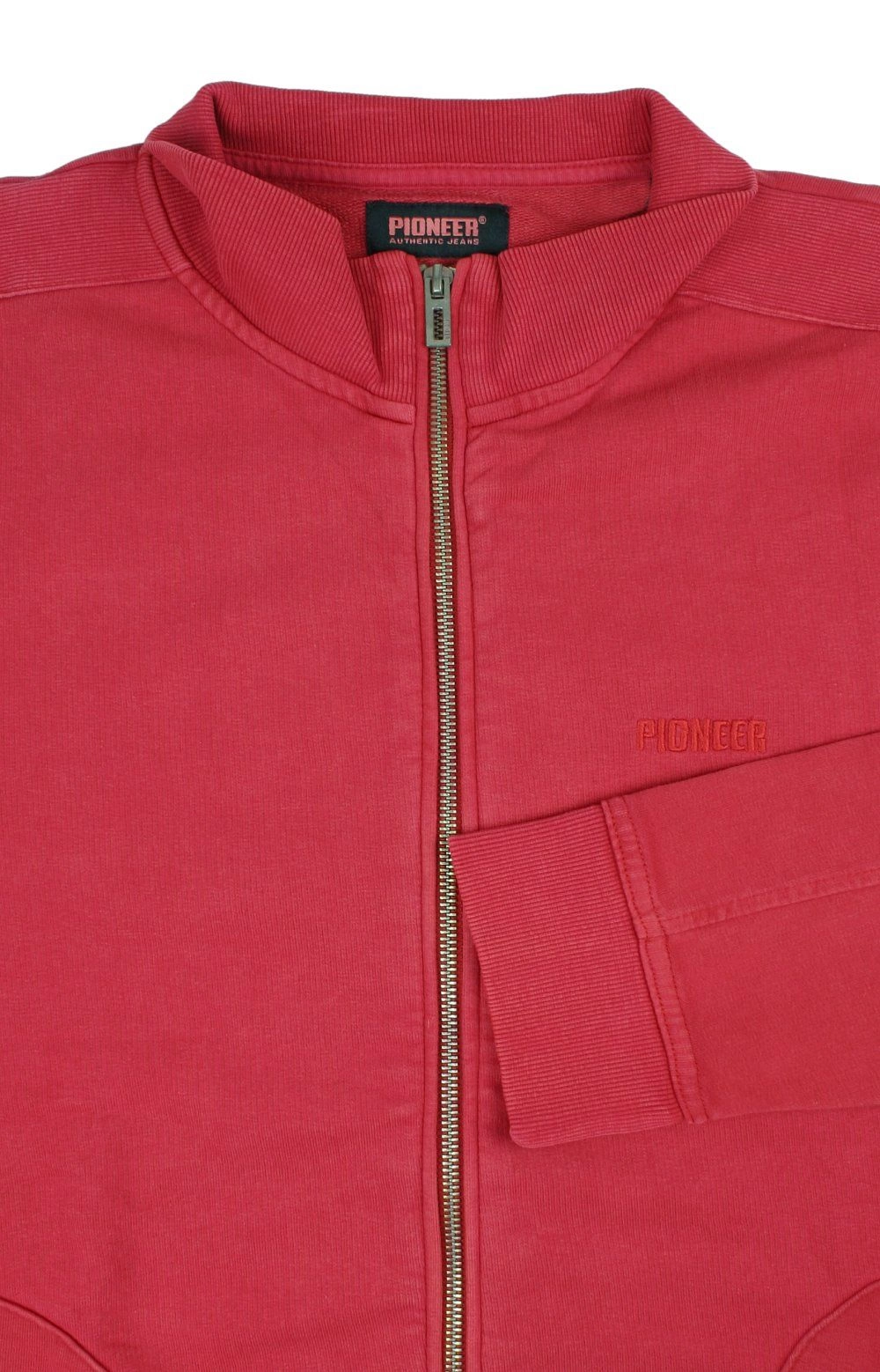 Wygodna Bluza na Zamek - Pioneer - Czerwona